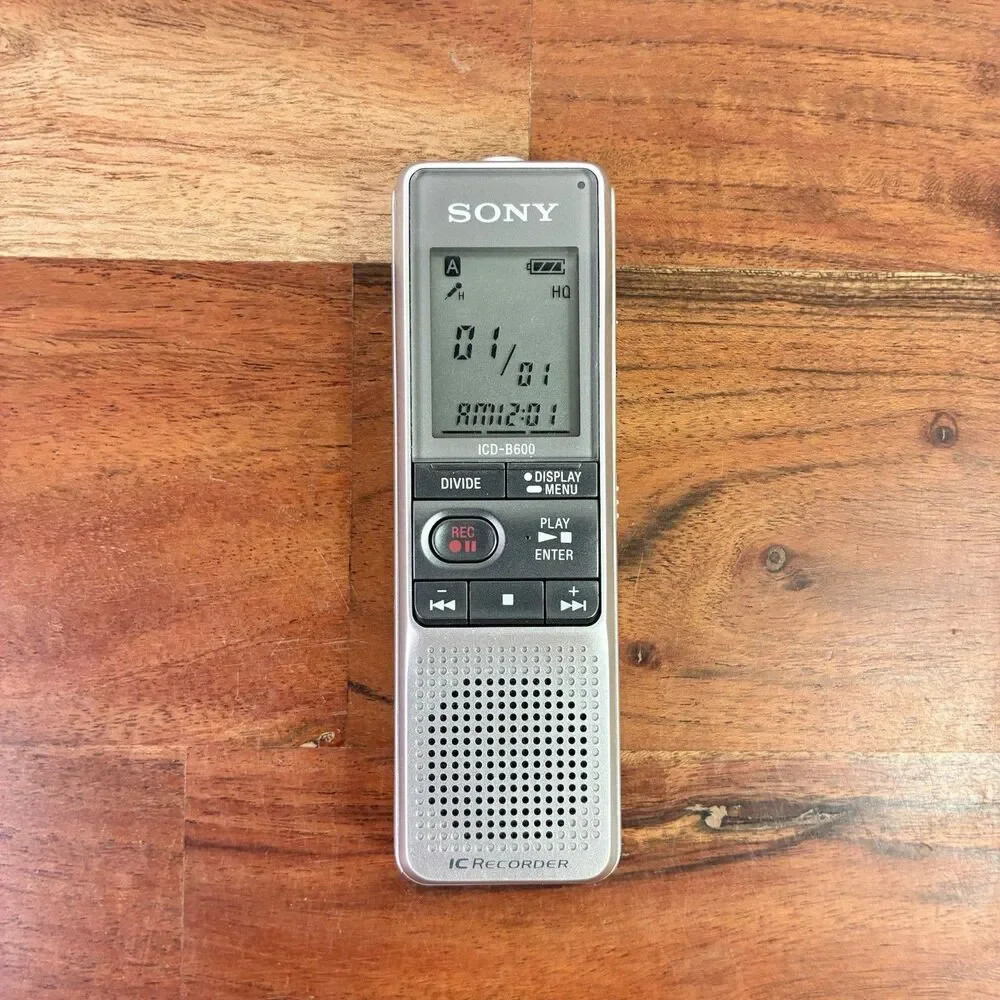 Sony ICD-B600 Digital Handheld Voice Recorder Dictaphone TESTED Works